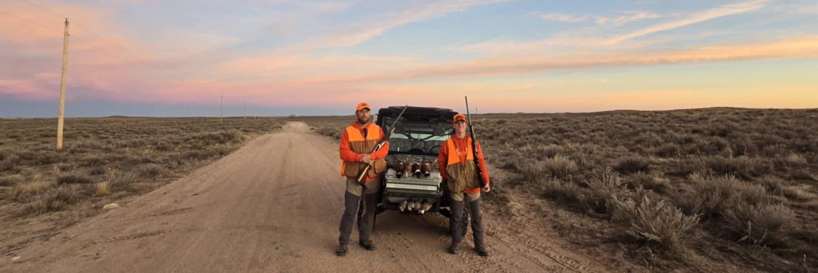 Upland hunting scene in Colorado 1
