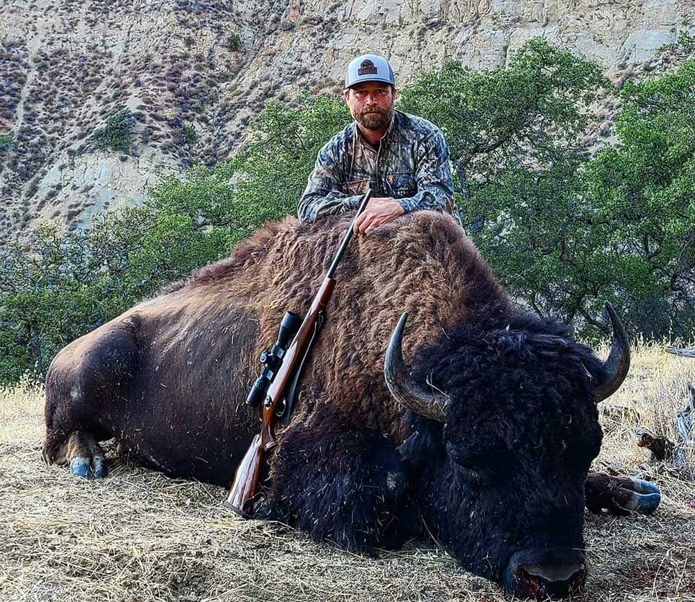 American bison hunting outfitter California