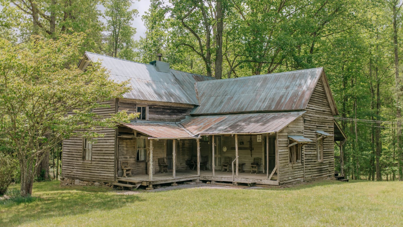 Dick Hughes's Old Home Place on Flat Top Mountain Tennessee