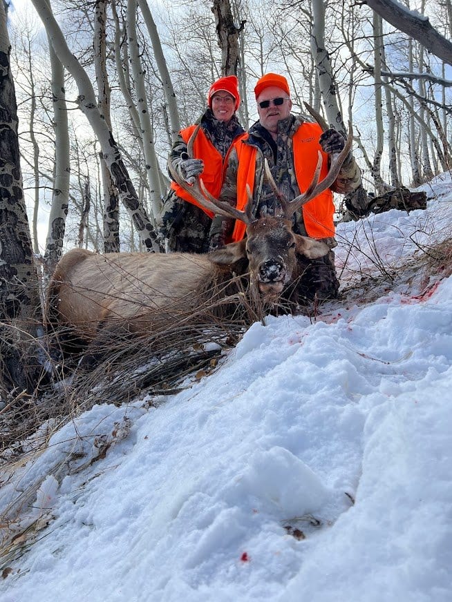 Rifle elk hunting. Successful elk hunting. Highly recommended guided elk hunts. Guided elk hunt. GMU 044, gypsum Colorado. 3rd rifle season in Colorado. 40th anniversary hunt.