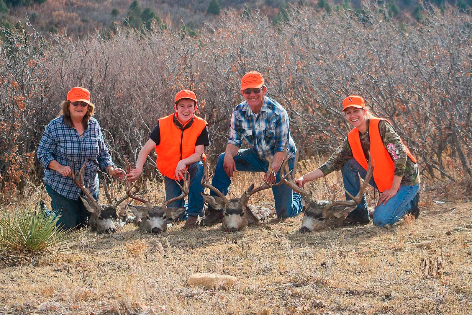 Mule deer hunt results for the entire family.